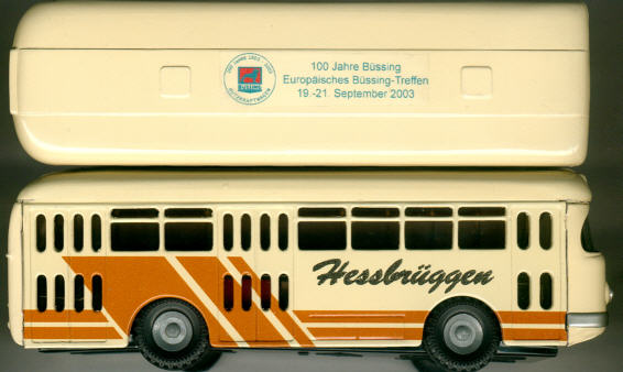 KOVAP/CKO Büssing-Stadtbus 1959 100 Jahre Büssing mit Logo